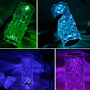 Crystal Diamond Night Light Rechargeable Lamp - Touch Control Color Changing LED